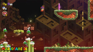 Shining Falls — Super Mario Bros. Wonder walkthrough screenshot