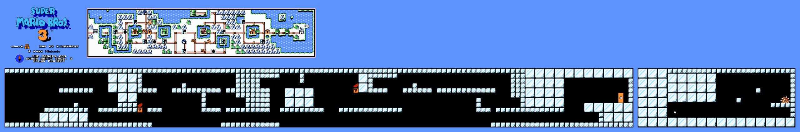 Super Mario Bros. 3 — Fortress 2 NES map