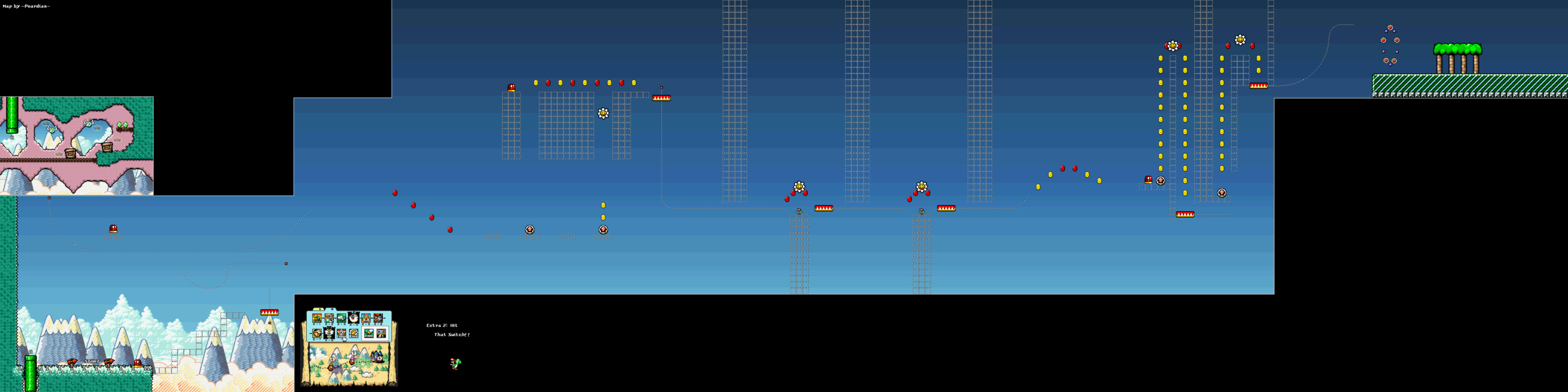 Extra 2 — Hit That Switch!! — full SNES stage map