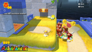 Pounce Bounce Isle — Super Mario 3D World + Bowser’s Fury walkthrough screenshot