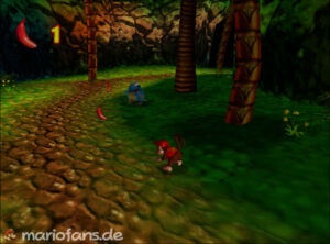Jungle Japes — Diddy Kong route