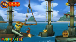 World 9 — Cloud — Donkey Kong Country Returns HD walkthrough screenshot