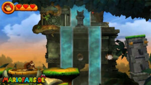 World 9 — Cloud — Donkey Kong Country Returns HD walkthrough screenshot