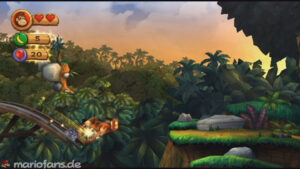 World 1 — Jungle — Donkey Kong Country Returns walkthrough screenshot