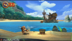 World 2 — Beach — Donkey Kong Country Returns walkthrough screenshot