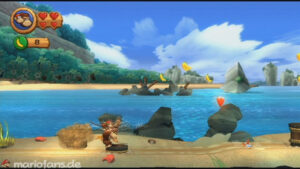 World 2 — Beach — Donkey Kong Country Returns walkthrough screenshot