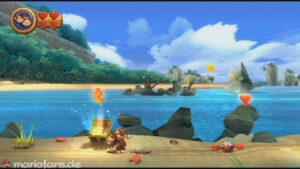 World 2 — Beach — Donkey Kong Country Returns walkthrough screenshot