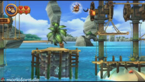 World 2 — Beach — Donkey Kong Country Returns walkthrough screenshot