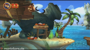 World 2 — Beach — Donkey Kong Country Returns walkthrough screenshot