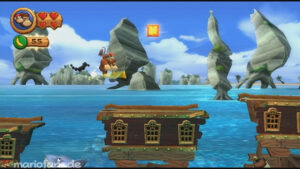 World 2 — Beach — Donkey Kong Country Returns walkthrough screenshot