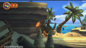 World 2 — Beach — Donkey Kong Country Returns walkthrough screenshot