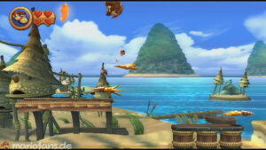 World 2 — Beach — Donkey Kong Country Returns walkthrough screenshot