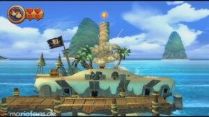 World 2 — Beach — Donkey Kong Country Returns walkthrough screenshot