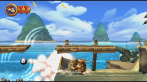 World 2 — Beach — Donkey Kong Country Returns walkthrough screenshot