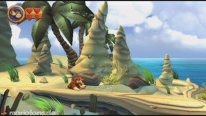 World 2 — Beach — Donkey Kong Country Returns walkthrough screenshot