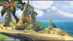 World 2 — Beach — Donkey Kong Country Returns walkthrough screenshot