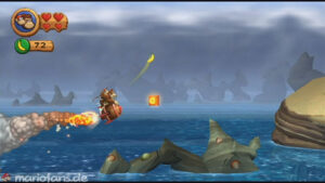 World 2 — Beach — Donkey Kong Country Returns walkthrough screenshot