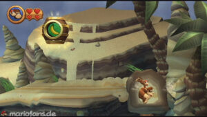 World 2 — Beach — Donkey Kong Country Returns walkthrough screenshot
