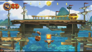 World 2 — Beach — Donkey Kong Country Returns walkthrough screenshot