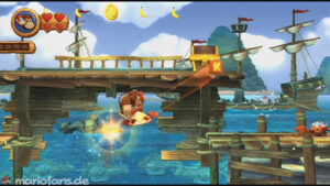 World 2 — Beach — Donkey Kong Country Returns walkthrough screenshot