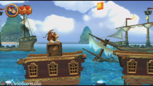 World 2 — Beach — Donkey Kong Country Returns walkthrough screenshot
