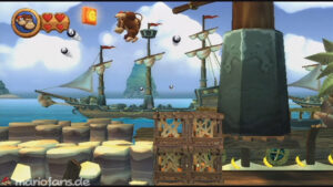 World 2 — Beach — Donkey Kong Country Returns walkthrough screenshot