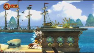 World 2 — Beach — Donkey Kong Country Returns walkthrough screenshot
