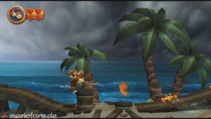 World 2 — Beach — Donkey Kong Country Returns walkthrough screenshot