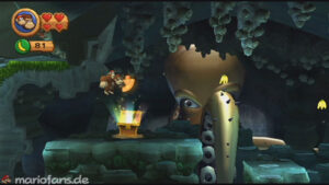 World 2 — Beach — Donkey Kong Country Returns walkthrough screenshot