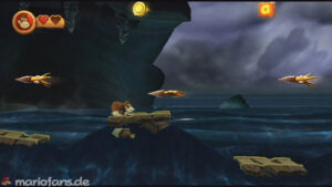 World 2 — Beach — Donkey Kong Country Returns walkthrough screenshot