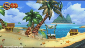 World 2 — Beach — Donkey Kong Country Returns walkthrough screenshot