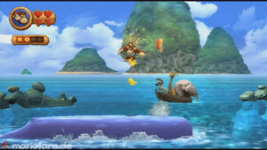World 2 — Beach — Donkey Kong Country Returns walkthrough screenshot