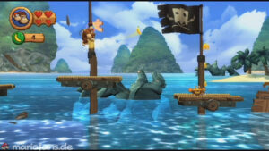 World 2 — Beach — Donkey Kong Country Returns walkthrough screenshot