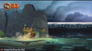 World 2 — Beach — Donkey Kong Country Returns walkthrough screenshot