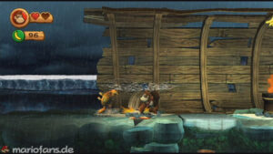 World 2 — Beach — Donkey Kong Country Returns walkthrough screenshot