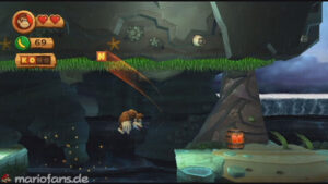 World 2 — Beach — Donkey Kong Country Returns walkthrough screenshot