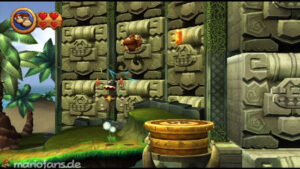 World 3 — Ruins — Donkey Kong Country Returns walkthrough screenshot