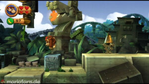 World 3 — Ruins — Donkey Kong Country Returns walkthrough screenshot