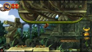 World 3 — Ruins — Donkey Kong Country Returns walkthrough screenshot