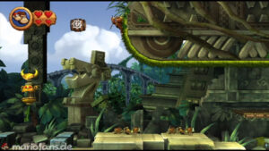 World 3 — Ruins — Donkey Kong Country Returns walkthrough screenshot