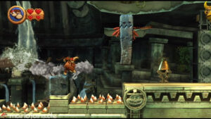 World 3 — Ruins — Donkey Kong Country Returns walkthrough screenshot