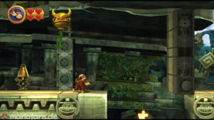 World 3 — Ruins — Donkey Kong Country Returns walkthrough screenshot