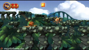 World 3 — Ruins — Donkey Kong Country Returns walkthrough screenshot