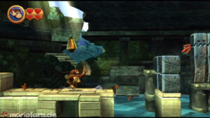 World 3 — Ruins — Donkey Kong Country Returns walkthrough screenshot