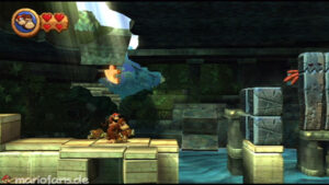 World 3 — Ruins — Donkey Kong Country Returns walkthrough screenshot