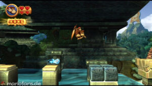 World 3 — Ruins — Donkey Kong Country Returns walkthrough screenshot