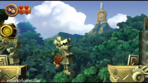 World 3 — Ruins — Donkey Kong Country Returns walkthrough screenshot
