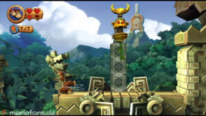 World 3 — Ruins — Donkey Kong Country Returns walkthrough screenshot