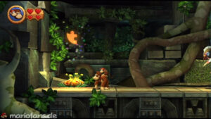 World 3 — Ruins — Donkey Kong Country Returns walkthrough screenshot