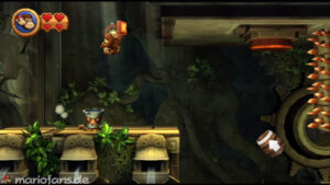 World 3 — Ruins — Donkey Kong Country Returns walkthrough screenshot